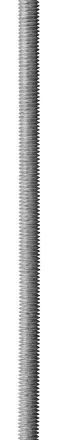 Шпилька ЗУБР резьбовая DIN 975, класс прочности 4.8, оцинкованная,   М10x2000, ТФ0, 1 шт. 4-303350-10-2000 купить в Екатеринбурге