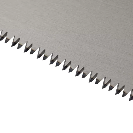Ножовка по дереву, 450 мм, 9 TPI, зуб 3D, металлопластиковая рукоятка Denzel 24140 купить в Екатеринбурге