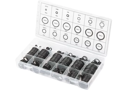 Набор резиновых уплотнительных прокладок D 3 - 23 мм 279 предметов СИБРТЕХ 47598 купить в Екатеринбурге