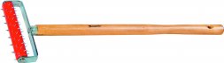 Валик для гипсокартона 150 мм игольчатый деревянная ручка 500 мм  MATRIX 87901