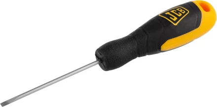 Отвертка JCB, хромомолибденовая сталь S2, двухкомпонентная рукоятка, магнитный наконечник, SL 3х75мм JSD013 купить в Екатеринбурге