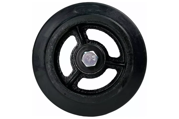 Большегрузное колесо на ось  HITCH 200*50 резина черная D80 (SZ085021) купить в Екатеринбурге