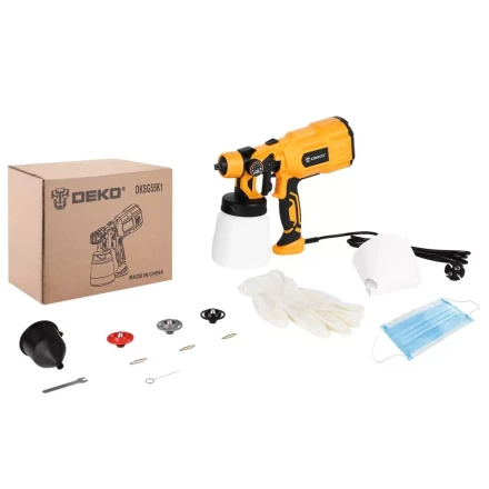 Краскопульт электрический DKSG55K1 HVLP DEKO, 018-1043 купить в Екатеринбурге