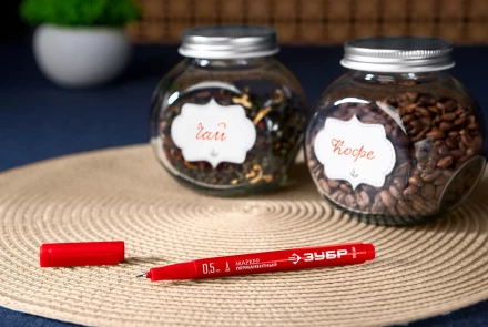 ЗУБР МП-50 красный, 0.5 мм перманентный маркер (06321-3) купить в Екатеринбурге