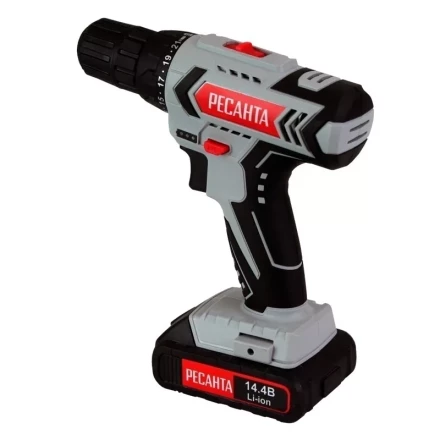 Дрель-шуруповерт аккумуляторная Ресанта ДА-14-2ЛК 75/14/4 купить в Екатеринбурге
