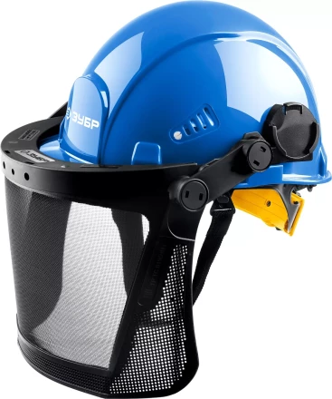 ЗУБР ЗАСЛОН-С, 190 х 339 мм, экран из мелкоячеистой сетки, защитный лицевой щиток для крепления на каске, Профессионал (110855) купить в Екатеринбурге