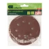 Круг абразивный на ворсовой подложке под &quot;липучку&quot;, перфорированный, P 400, 125 мм, 5 шт Сибртех 738147 купить в Екатеринбурге