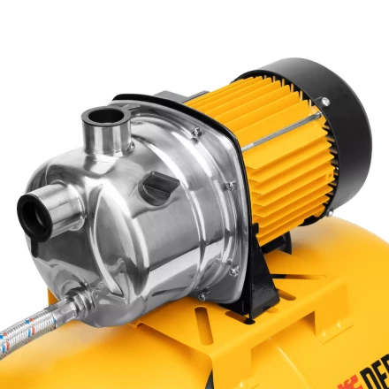 Насосная станция Denzel 97311, PSL1100X, 1100 Вт, 3600 л/ч, ресивер 50 л, подъем 45 м, нержавейка купить в Екатеринбурге