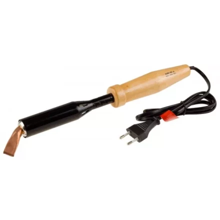 Электропаяльник ЗУБР &quot;МАСТЕР&quot; для лужения с деревянной рукояткой и долговечным жалом, форма клин, 150Вт 55405-150_z01 купить в Екатеринбурге