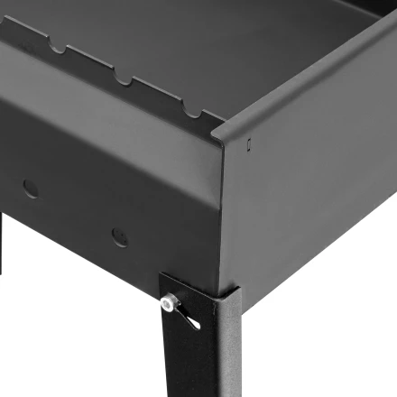 Мангал сварной Camping Palisad 69668, 605 х 375 х 138/640 мм, сталь 2 мм купить в Екатеринбурге