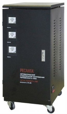 Стабилизатор трехфазный РЕСАНТА АСН-30000/3-ЭМ купить в Екатеринбурге