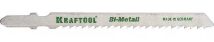 Полотна KRAFTOOL, T127DF, для эл/лобзика, Bi-Metall, по мягкому металлу (3-15мм), EU-хвост., шаг 3мм, 75мм, 2шт 159556-3 купить в Екатеринбурге