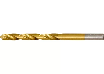 Сверло по металлу 2,5 мм HSS нитридтитановое покрытие цилиндрический хвостовик MATRIX 717250 купить в Екатеринбурге