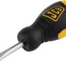 Отвертка JCB, хромомолибденовая сталь S2, двухкомпонентная рукоятка, магнитный наконечник, SL 6,5х40мм JSD012 купить в Екатеринбурге