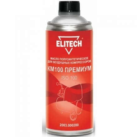 Масло компрессорное 0,45л  полусинтетическое для воздушных компрессоров 2003.000200   Elitech купить в Екатеринбурге