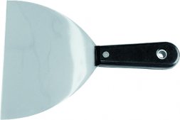 Шпательная лопатка стальная 25 мм полированная пластмассовая ручка  SPARTA 852305