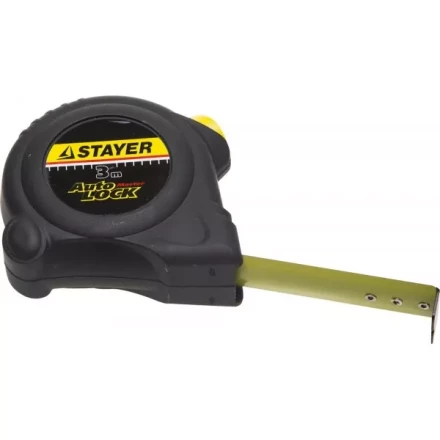 Рулетка STAYER &quot;MASTER&quot; &quot;AUTOLOCK&quot;, корпус с резиновым напылением, автостоп, 3мх16мм 2-34126-03-16_z01 купить в Екатеринбурге
