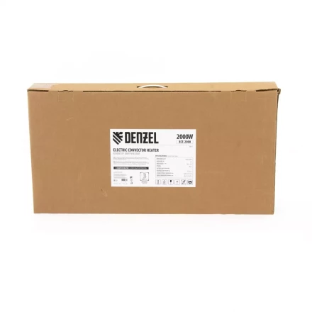 Конвектор электрический XCE-2000, 230 В, 2000 Вт, X-образный нагреватель Denzel 98117 купить в Екатеринбурге
