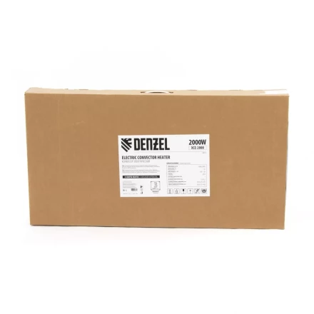 Конвектор электрический XCE-2000, 230 В, 2000 Вт, X-образный нагреватель Denzel 98117 купить в Екатеринбурге