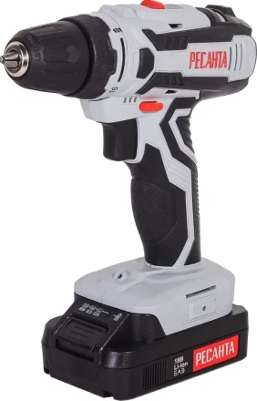 Дрель-шуруповерт аккумуляторная Ресанта ДА-18-2ЛК 75/14/5 купить в Екатеринбурге