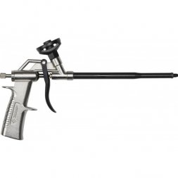 Пистолет ЗУБР для монтажной пены, тефлоновое покрытие, инновац регулятор, уплотнит кольца в корпусе и сопле 06878