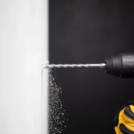 Бур по бетону Denzel, 6 x 160 мм, двойная спираль, три пылеотводящие кромки, 705006 купить в Екатеринбурге