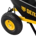 Тачка строительная усиленная объем 140 л 250 кг двухколесная колесо 15х6.00-6 Denzel 69000 купить в Екатеринбурге