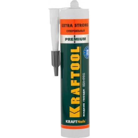 Клей монтажный KRAFTOOL KraftNails Premium KN-901, сверхсильный универсальный, для наружных и внутренних работ, 310мл 41343_z01 купить в Екатеринбурге