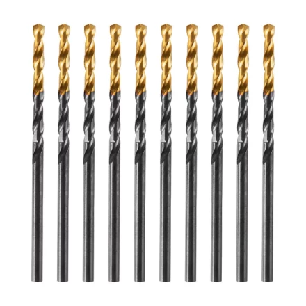 Сверло по металлу, 2,5 мм, HSS-Tin, Golden Tip, 10 шт. Denzel 717204 купить в Екатеринбурге