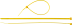 Кабельные стяжки желтые КС-Ж1 нейлоновые промфасовка серия ПРОФЕССИОНАЛ купить в Екатеринбурге
