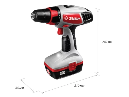Дрель-шуруповерт 2 АКБ ЗДА-12-2 КИН серия МАСТЕР купить в Екатеринбурге