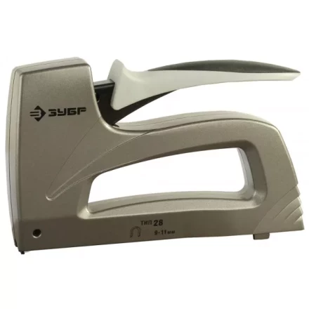 Степлер ЗУБР кабельный цельнометаллический корпус, тип 28, 9-11мм, диаметр кабеля 4,5мм 31579 купить в Екатеринбурге