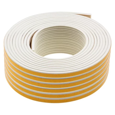 Уплотнитель резиновый, 24 м, профиль &quot;E&quot;, белый Сибртех 88905 купить в Екатеринбурге