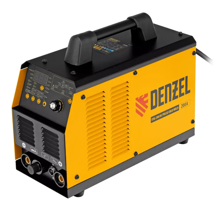 Аппарат инвертор. аргонодуговой сварки ITIG-200 DС Pulse Cold Weld, 200 А, ПВ 60%// Denzel 94329 купить в Екатеринбурге