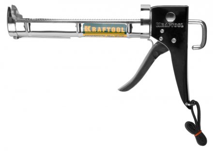 Пистолет для герметика KRAFTOOL &quot;C-Kraft&quot; 06671, полукорпусной, хромированный, 320мл 06671_z01 купить в Екатеринбурге