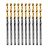 Сверло по металлу, 3 мм, HSS-Tin, Golden Tip, 10 шт. Denzel 717205 купить в Екатеринбурге