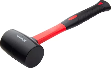 Киянка резиновая, 680 г, черная резина, фибергласовая рукоятка MATRIX 11193 купить в Екатеринбурге