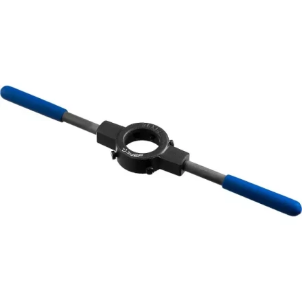 Плашкодержатель ЗУБР &quot;ПРОФЕССИОНАЛ&quot; со стопорными винтами, сталь 45, посадочный диаметр - 38 мм, высота -11 мм, общая длина - 315 мм 28150-38 купить в Екатеринбурге