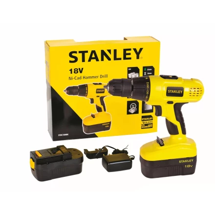 Дрель аккумуляторная Stanley STDC18HBK в кейсе купить в Екатеринбурге