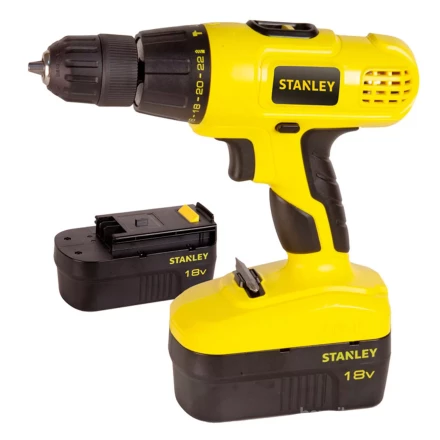 Дрель аккумуляторная Stanley STDC18HBK в кейсе купить в Екатеринбурге