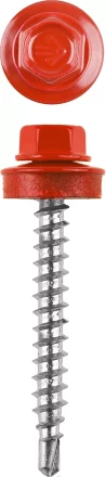 Саморезы ЗУБР окраш., RAL 3003 рубин.-красн., для крепл. кров. матер. к дерев. обреш., 4.8x60мм, 200шт 4-300315-48-060-3003 купить в Екатеринбурге