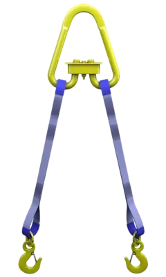 Строп текстильный двухветвевой 2СТ 1.25 т L=4 м SF6 30 мм Звено РТ-3 купить в Екатеринбурге