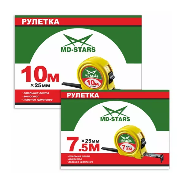 Рулетка измерительная MD-STARS 67-3019 купить в Екатеринбурге