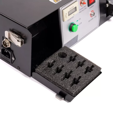 Пресс-клещи электрические КВТ ПКЭ-01 для опрессовки наконечников и разъемов матрицами МПК (87730) купить в Екатеринбурге