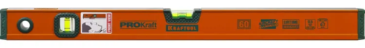 Уровень KRAFTOOL алюминиевый, 2 глазка, 60см 34721-060_z01 купить в Екатеринбурге