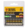 Бита IMPACT, PZ1x25 мм, лазерная обработка шлица, сталь S2, 10 шт., Е 6,3 Denzel 11686 купить в Екатеринбурге