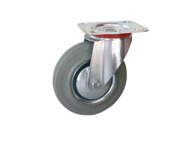 Колесо поворотное серая резина SC 93 f 75 мм 1027200 купить в Екатеринбурге