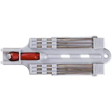 Набор ЗУБР: Надфили с пластиковой ручкой, с подвеской, 140мм, 6шт 4-16055-H6 купить в Екатеринбурге