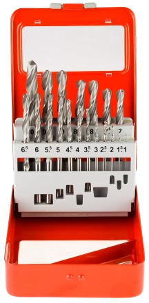 Наборы сверл по металлу Р6М5 точность В серия МАСТЕР купить в Екатеринбурге