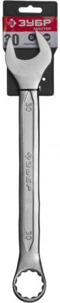 Ключ ЗУБР &quot;МАСТЕР&quot; гаечный комбинированный, Cr-V сталь, хромированный, 30мм 27087-30 купить в Екатеринбурге